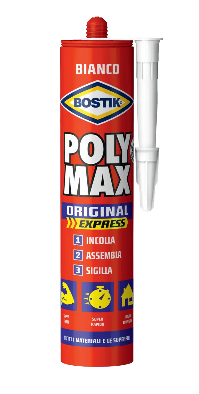 BOSTIK POLYMAX HIGH Tack Express Universelle Montagekleber Weiß Und