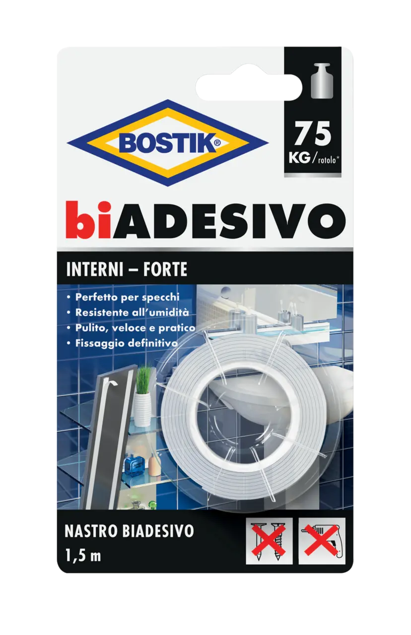 Nastro Biadesivo Nano 5 Metri X 20mm, Resistente, Tipo Sumo, Nuovo